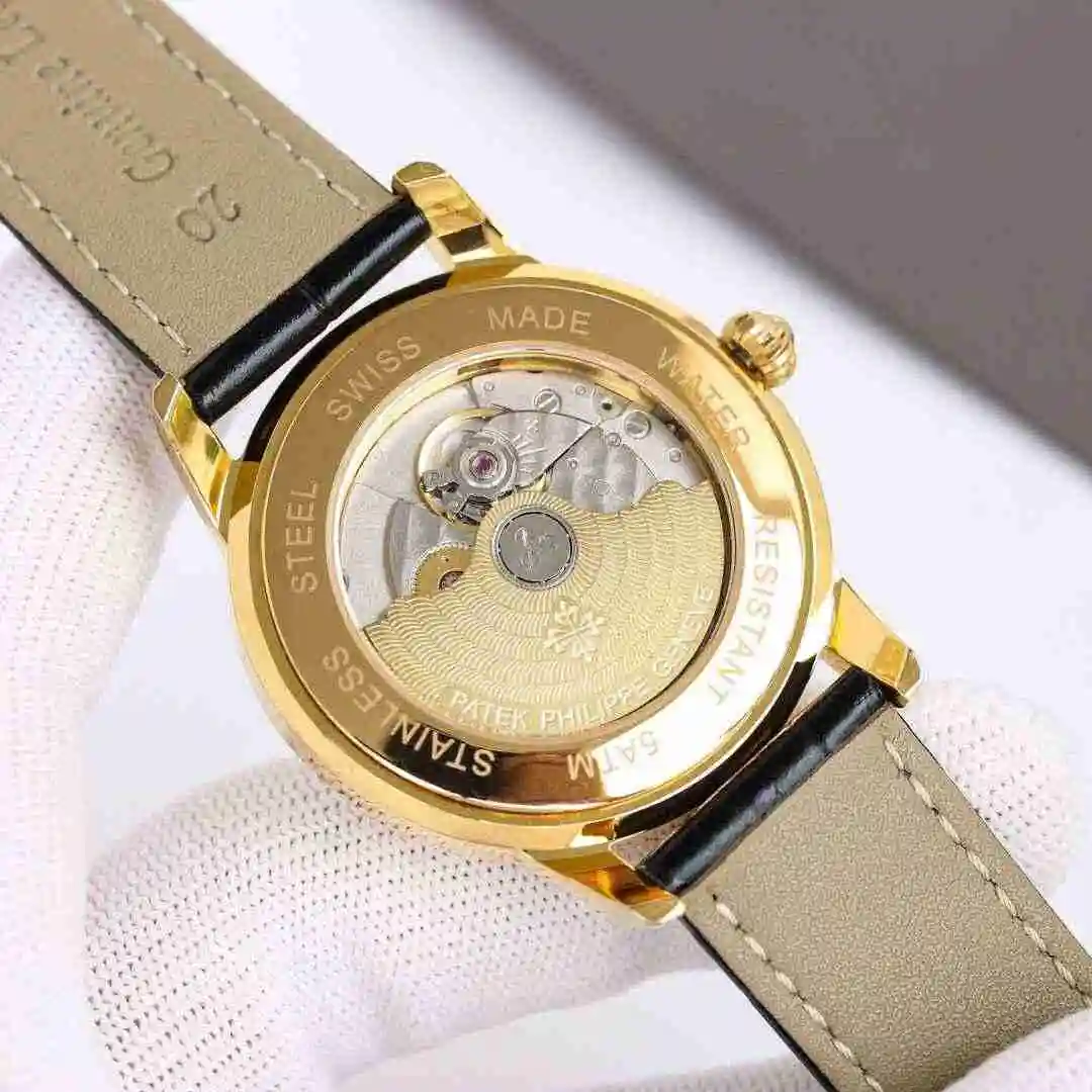 General Watches Patek Philippe Watch Men's Watch Paired with Original Fully Automatic Mechanical Movement Top Grade 316 Precision Steel Case Case with Mineral Super Strong Mirror Diameter 40mm KK010500 view 3