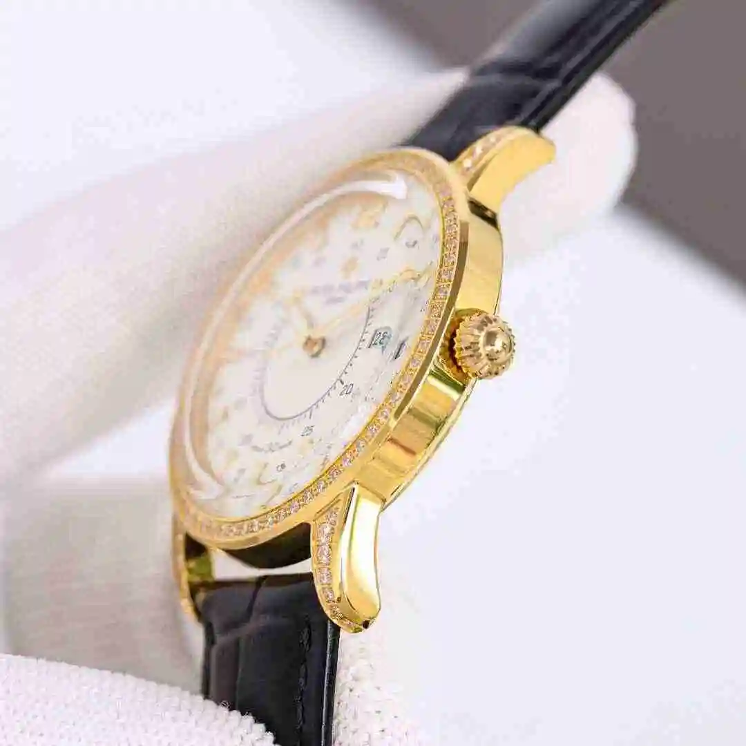 General Watches Patek Philippe Watch Men's Watch Paired with Original Fully Automatic Mechanical Movement Top Grade 316 Precision Steel Case Case with Mineral Super Strong Mirror Diameter 40mm KK010500 view 4