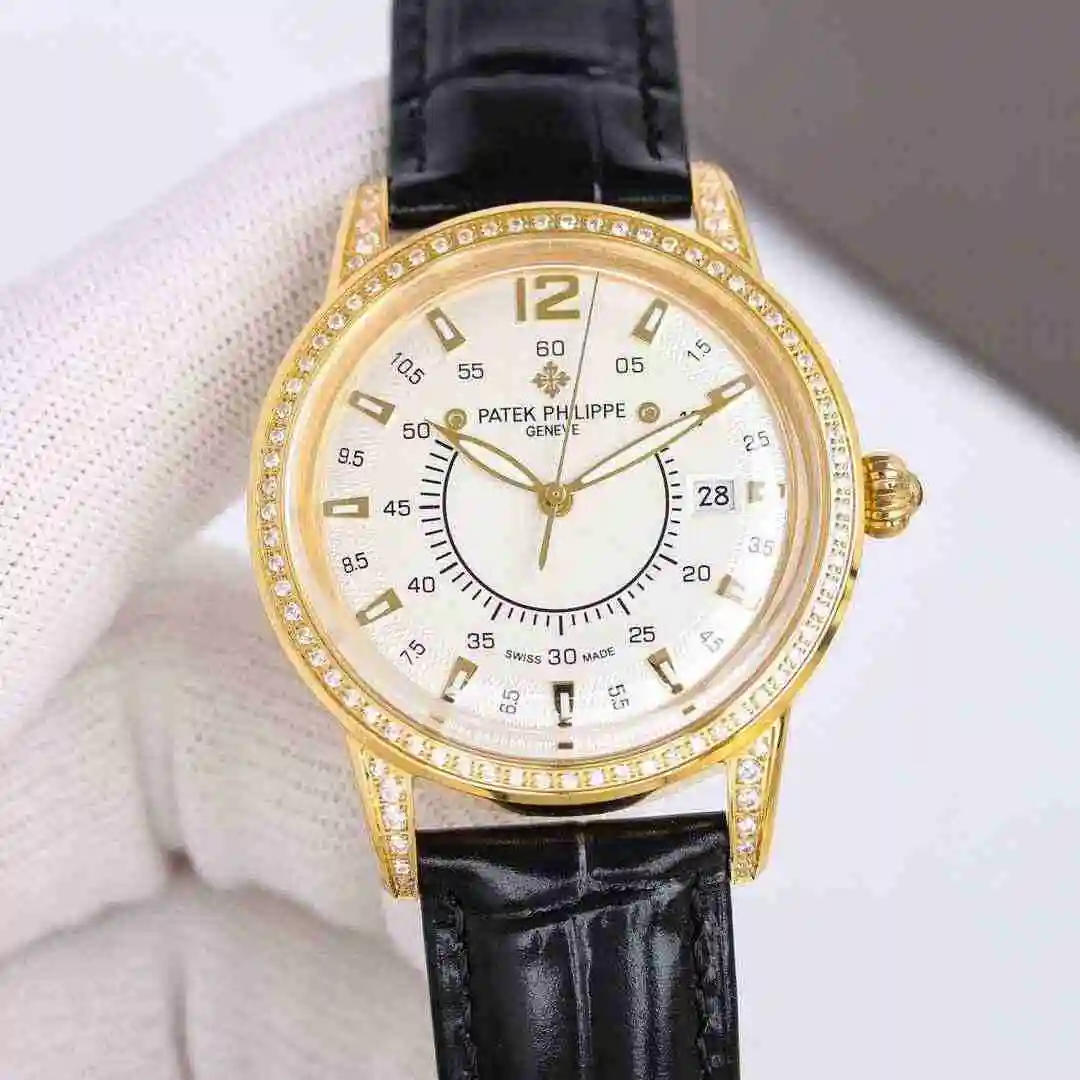 General Watches Patek Philippe Watch Men's Watch Paired with Original Fully Automatic Mechanical Movement Top Grade 316 Precision Steel Case Case with Mineral Super Strong Mirror Diameter 40mm KK010500 view 6