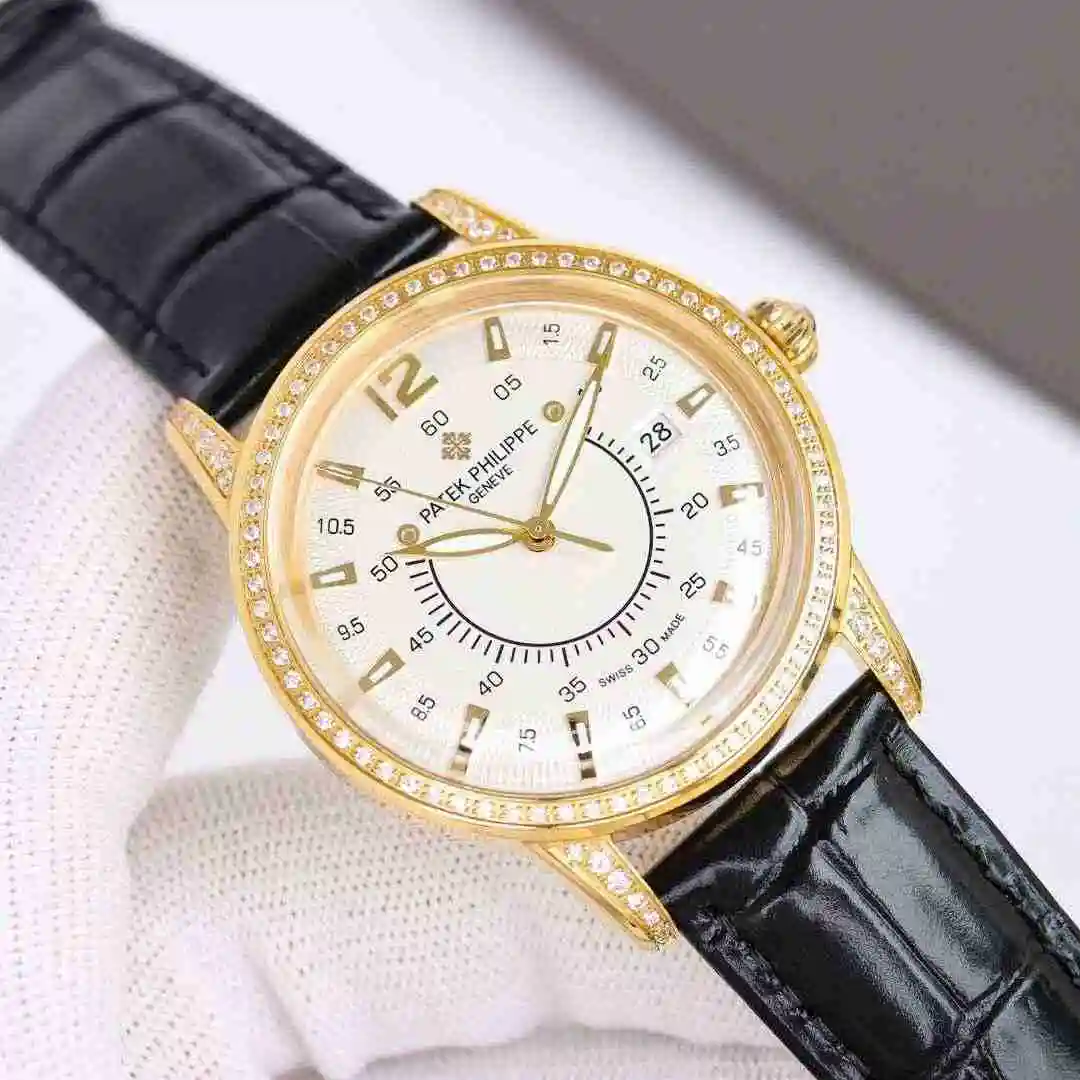 General Watches Patek Philippe Watch Men's Watch Paired with Original Fully Automatic Mechanical Movement Top Grade 316 Precision Steel Case Case with Mineral Super Strong Mirror Diameter 40mm KK010500 view 7