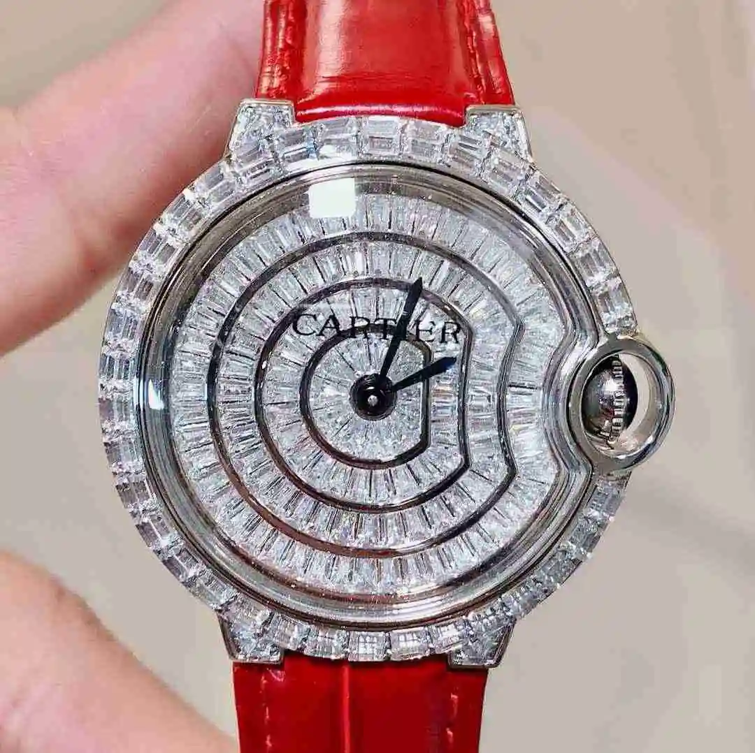 General Watches Blue balloon square diamond gypsophila ladies watch view 7