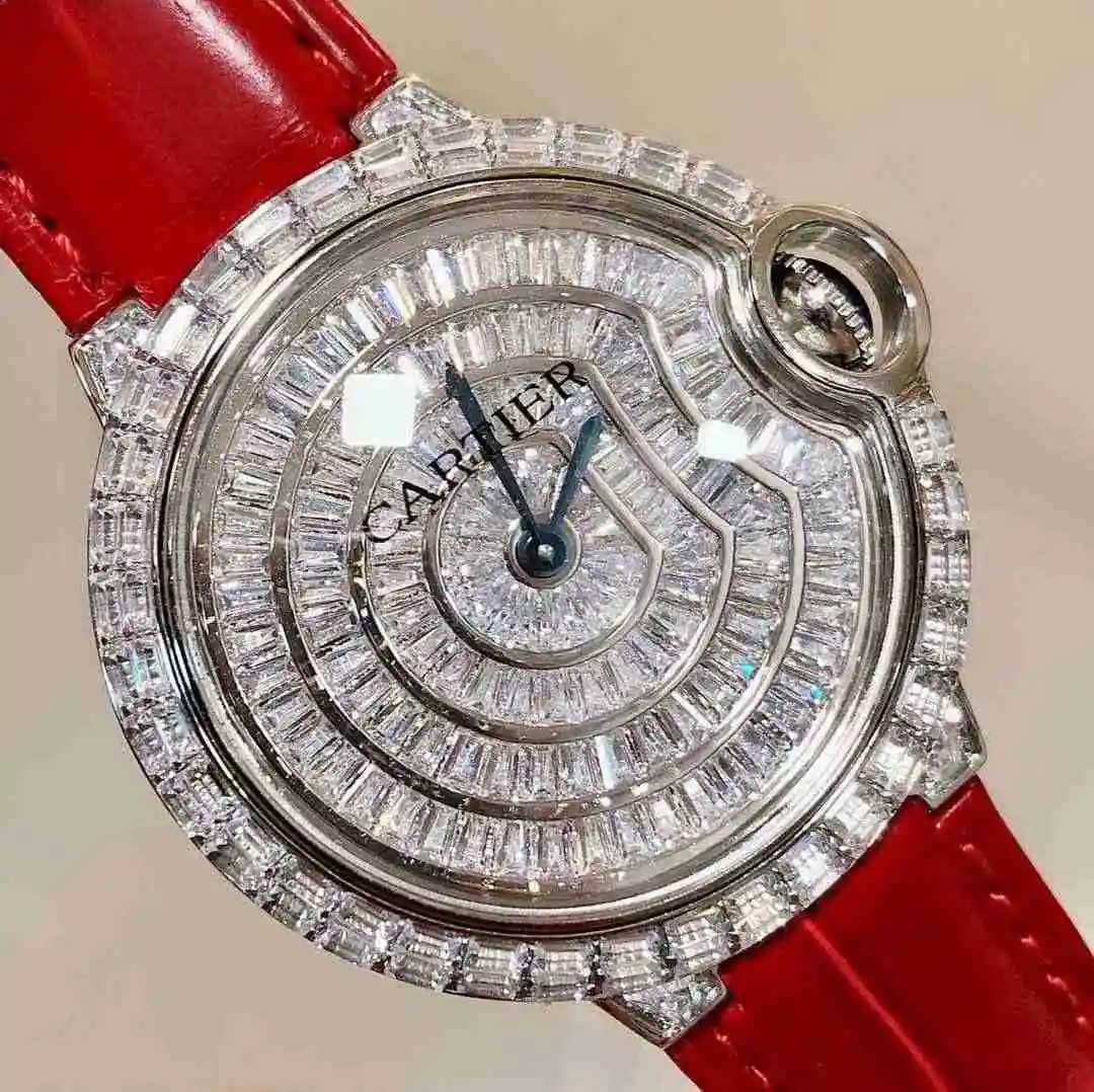 General Watches Blue balloon square diamond gypsophila ladies watch view 8