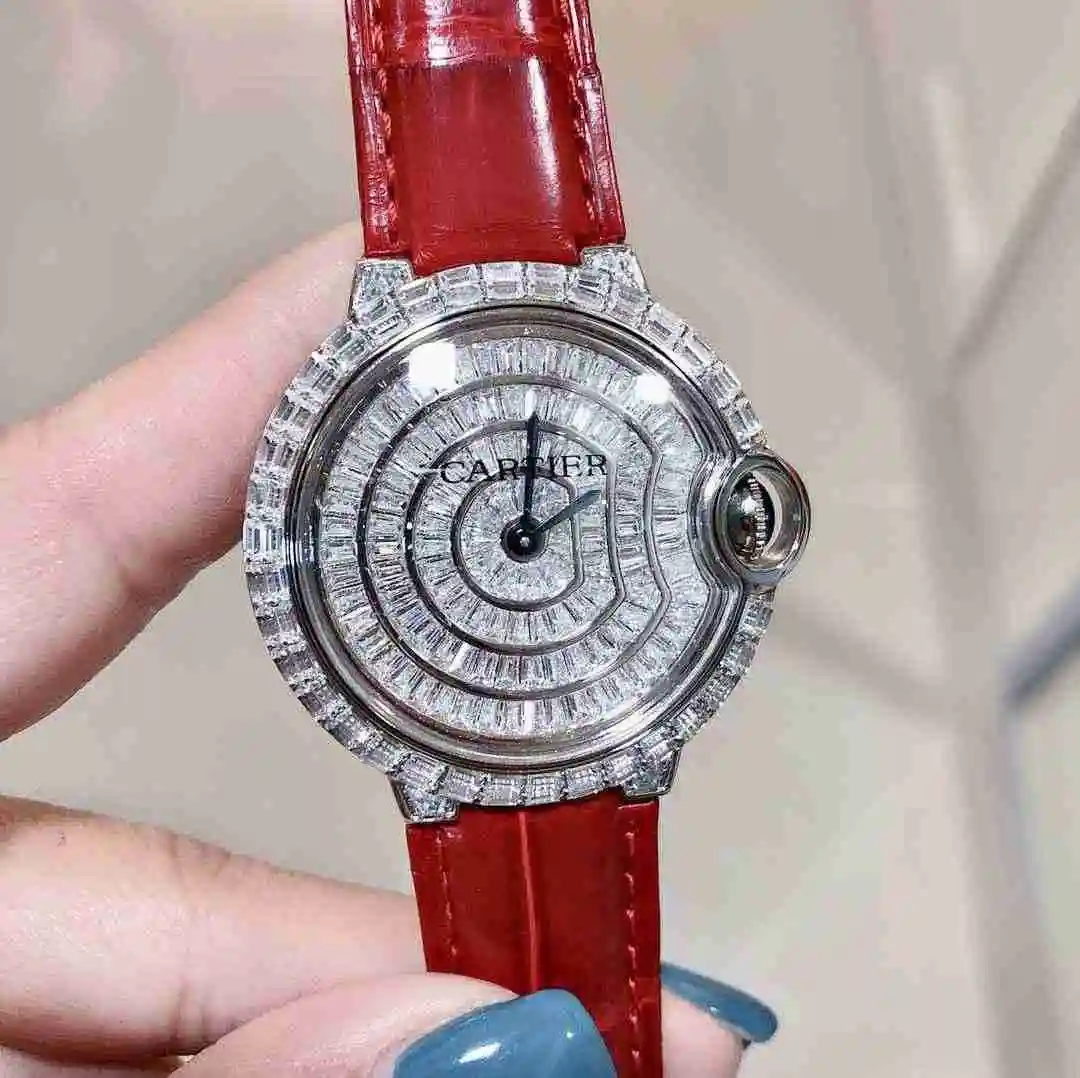 General Watches Blue balloon square diamond gypsophila ladies watch view 9