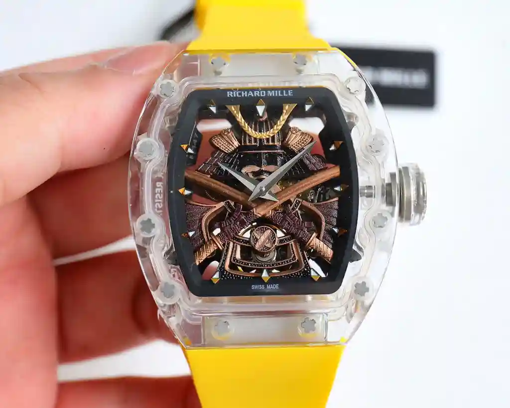 General Watches Richard@DeMille watch men's watch with original fully automatic mechanical movement top 316 stainless steel case strap mineral super mirror diameter 42mm KK view 7