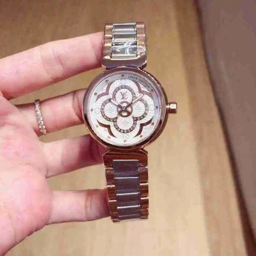 General Watches LV watch for women with original fully automatic mechanical movement, top grade 316 precision steel case with mineral super strong mirror diameter 33mm KK02550 5 view 3