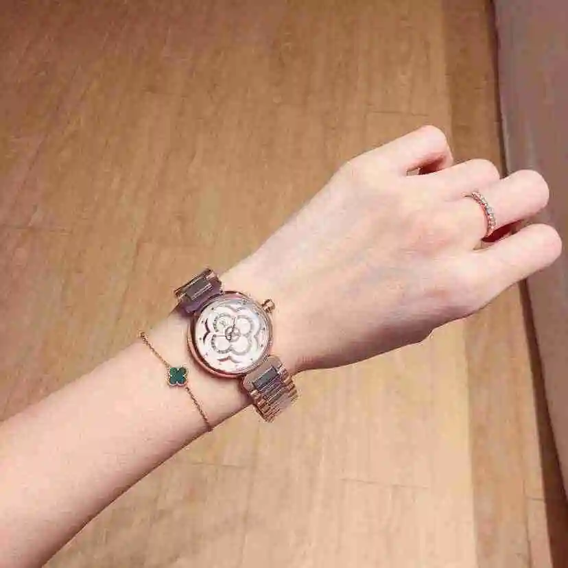 General Watches LV watch for women with original fully automatic mechanical movement, top grade 316 precision steel case with mineral super strong mirror diameter 33mm KK02550 5 view 5