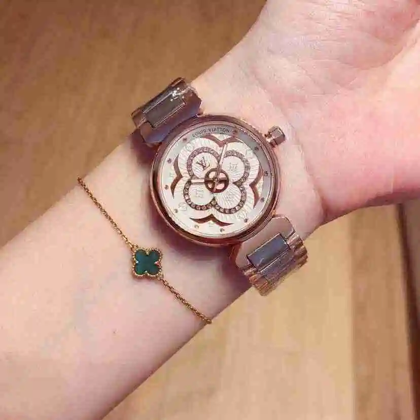 General Watches LV watch for women with original fully automatic mechanical movement, top grade 316 precision steel case with mineral super strong mirror diameter 33mm KK02550 5 view 6