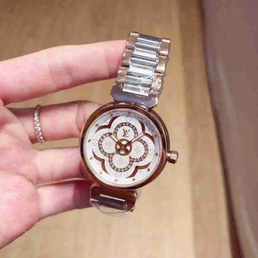 General Watches LV watch for women with original fully automatic mechanical movement, top grade 316 precision steel case with mineral super strong mirror diameter 33mm KK02550 5 view 7