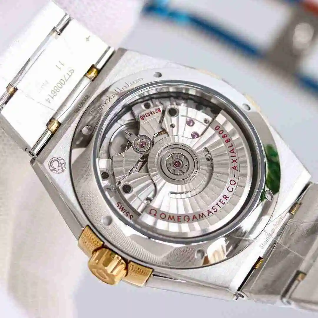 General Watches Omega Watch Men's Watch Paired with Original Fully Automatic Mechanical Movement Top Grade 316 Precision Steel Case with Mineral Super Strong Mirror Diameter 38mm kk view 3