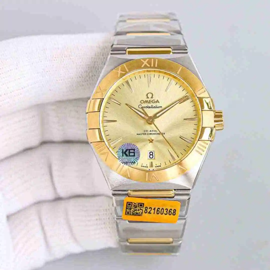 General Watches Omega Watch Men's Watch Paired with Original Fully Automatic Mechanical Movement Top Grade 316 Precision Steel Case with Mineral Super Strong Mirror Diameter 38mm kk view 4