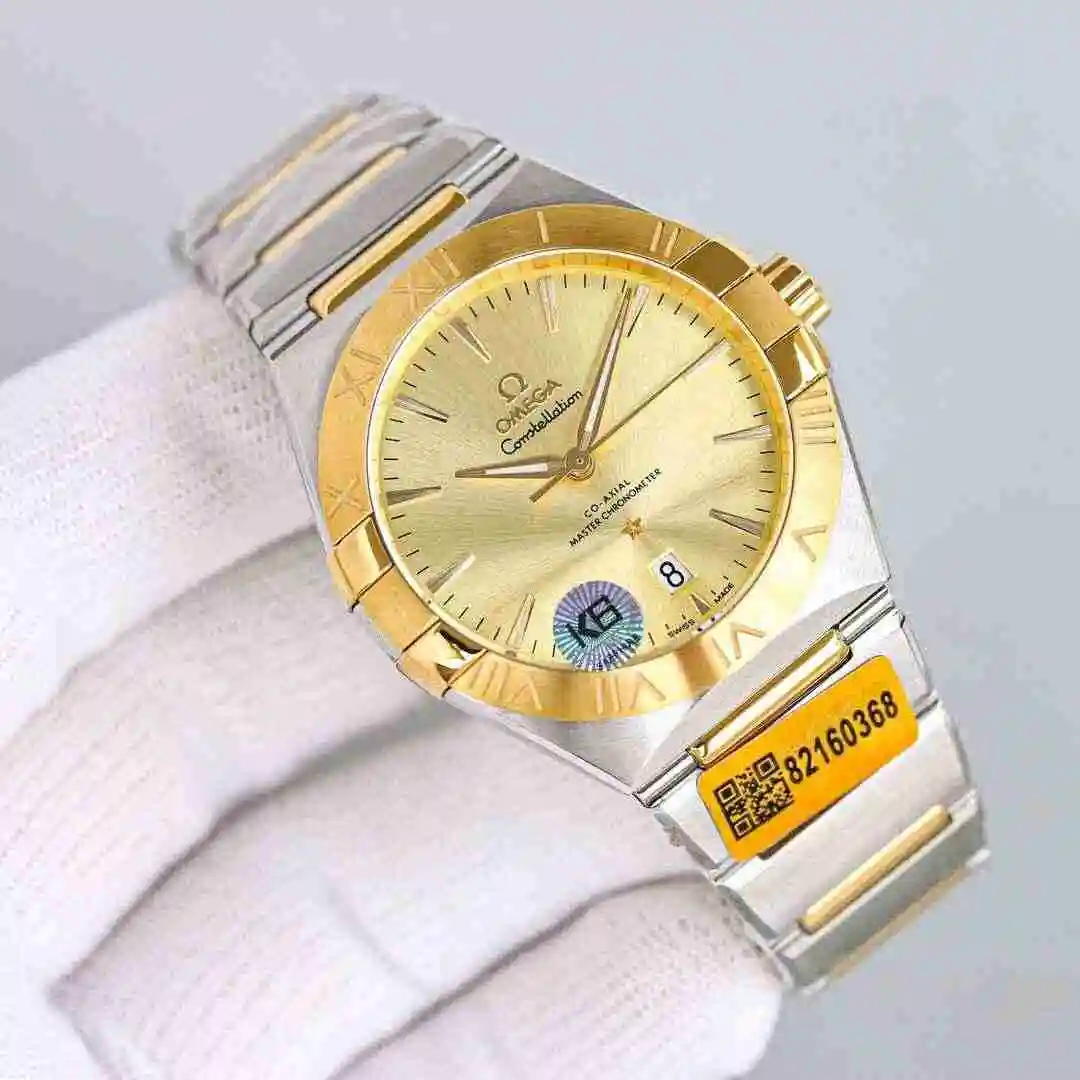 General Watches Omega Watch Men's Watch Paired with Original Fully Automatic Mechanical Movement Top Grade 316 Precision Steel Case with Mineral Super Strong Mirror Diameter 38mm kk view 6