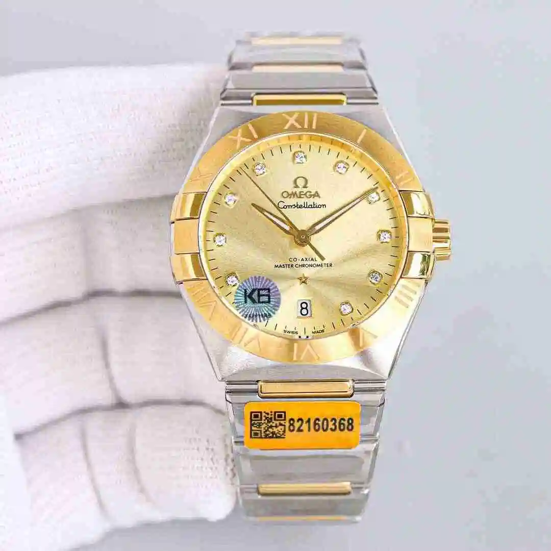 General Watches Omega Watch Men's Watch Paired with Original Fully Automatic Mechanical Movement Top Grade 316 Precision Steel Case with Mineral Super Strong Mirror Diameter 38mm kk view 7