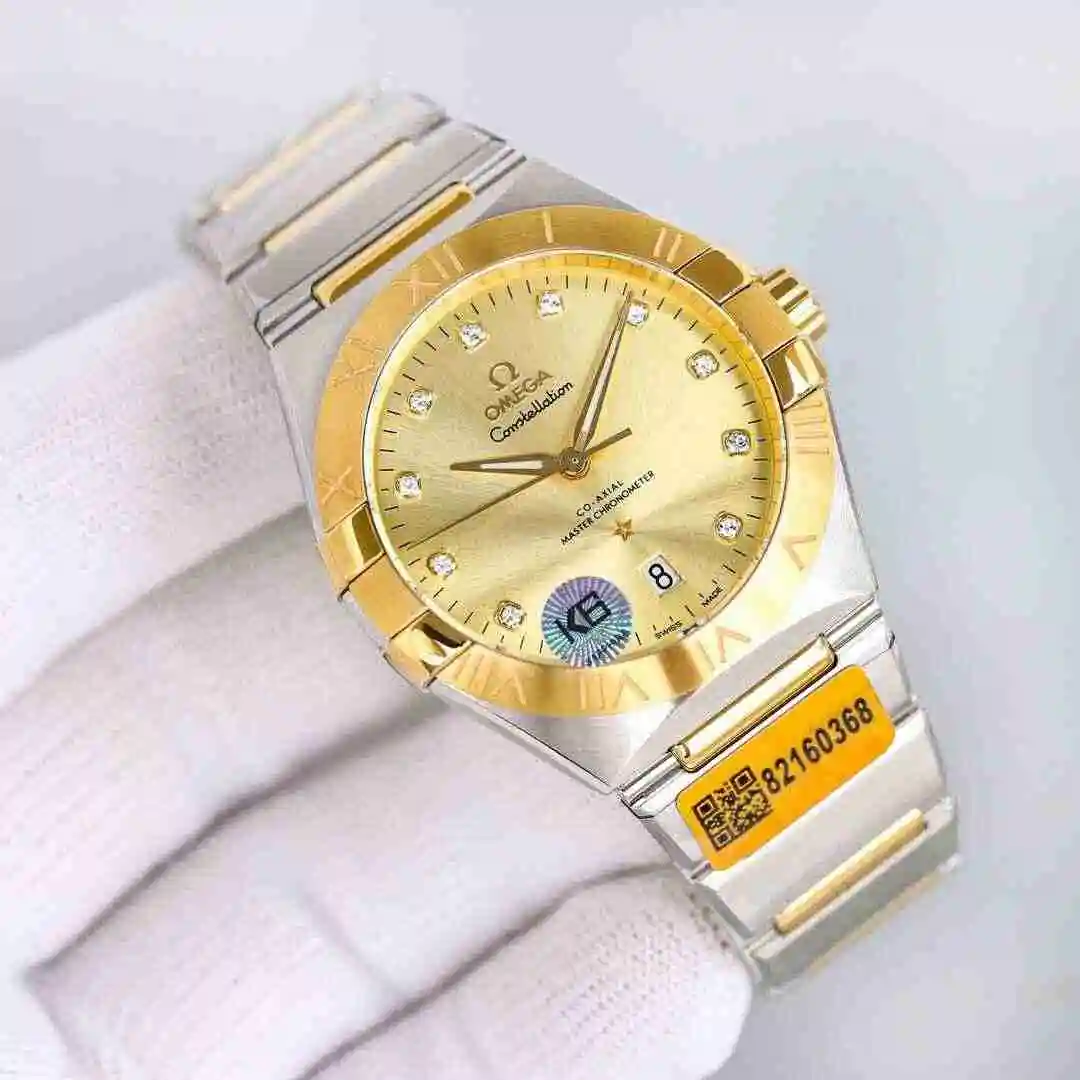 General Watches Omega Watch Men's Watch Paired with Original Fully Automatic Mechanical Movement Top Grade 316 Precision Steel Case with Mineral Super Strong Mirror Diameter 38mm kk view 8