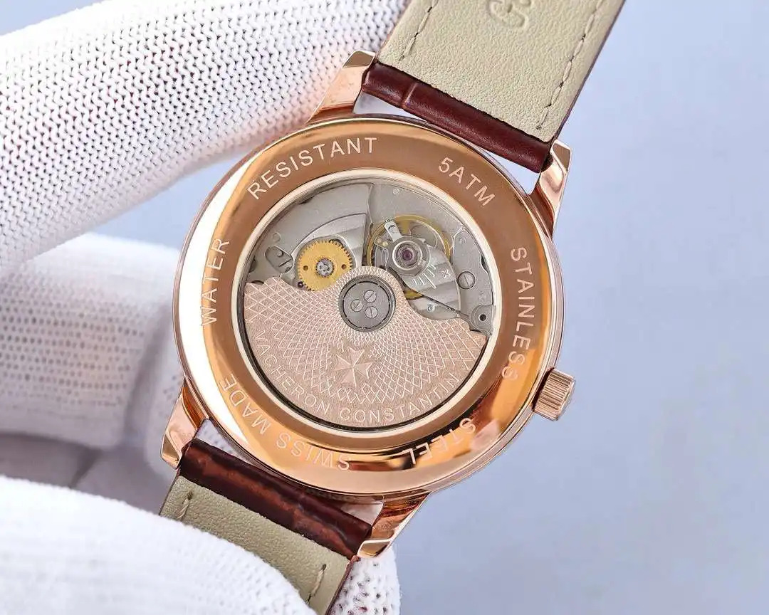 General Watches Vacheron Constantin Watch Jiang@Dun men's watch with original fully automatic mechanical movement, top-grade 316 stainless steel case and strap, mineral super mirror, diameter 40mm KK06550 1 view 3