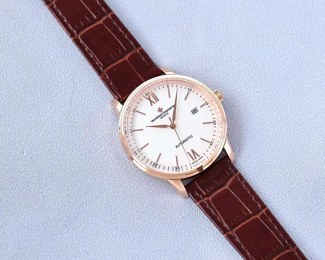 General Watches Vacheron Constantin Watch Jiang@Dun men's watch with original fully automatic mechanical movement, top-grade 316 stainless steel case and strap, mineral super mirror, diameter 40mm KK06550 1 view 5