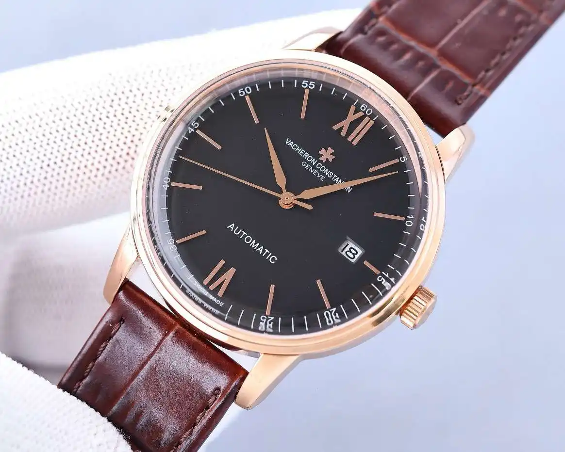 General Watches Vacheron Constantin Watch Jiang@Dun men's watch with original fully automatic mechanical movement, top-grade 316 stainless steel case and strap, mineral super mirror, diameter 40mm KK06550 1 view 9