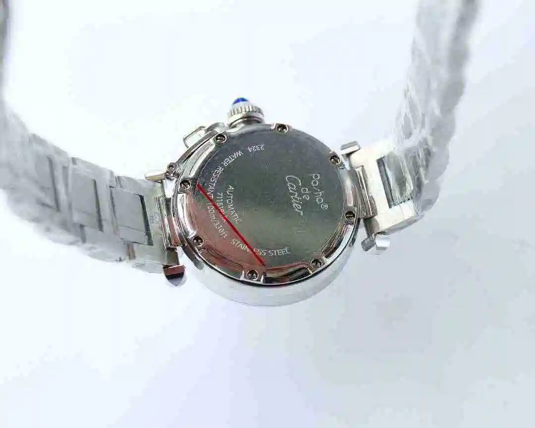 General Watches Cartier Watch Women's Watch Paired with Original Fully Automatic Mechanical Movement Top Grade 316 Precision Steel Case with Mineral Super Strong Mirror Diameter 32mm kk07500 view 3