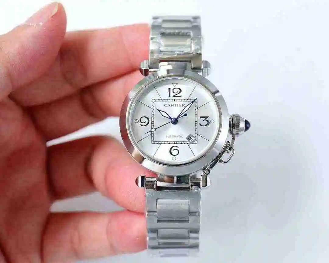 General Watches Cartier Watch Women's Watch Paired with Original Fully Automatic Mechanical Movement Top Grade 316 Precision Steel Case with Mineral Super Strong Mirror Diameter 32mm kk07500 view 6