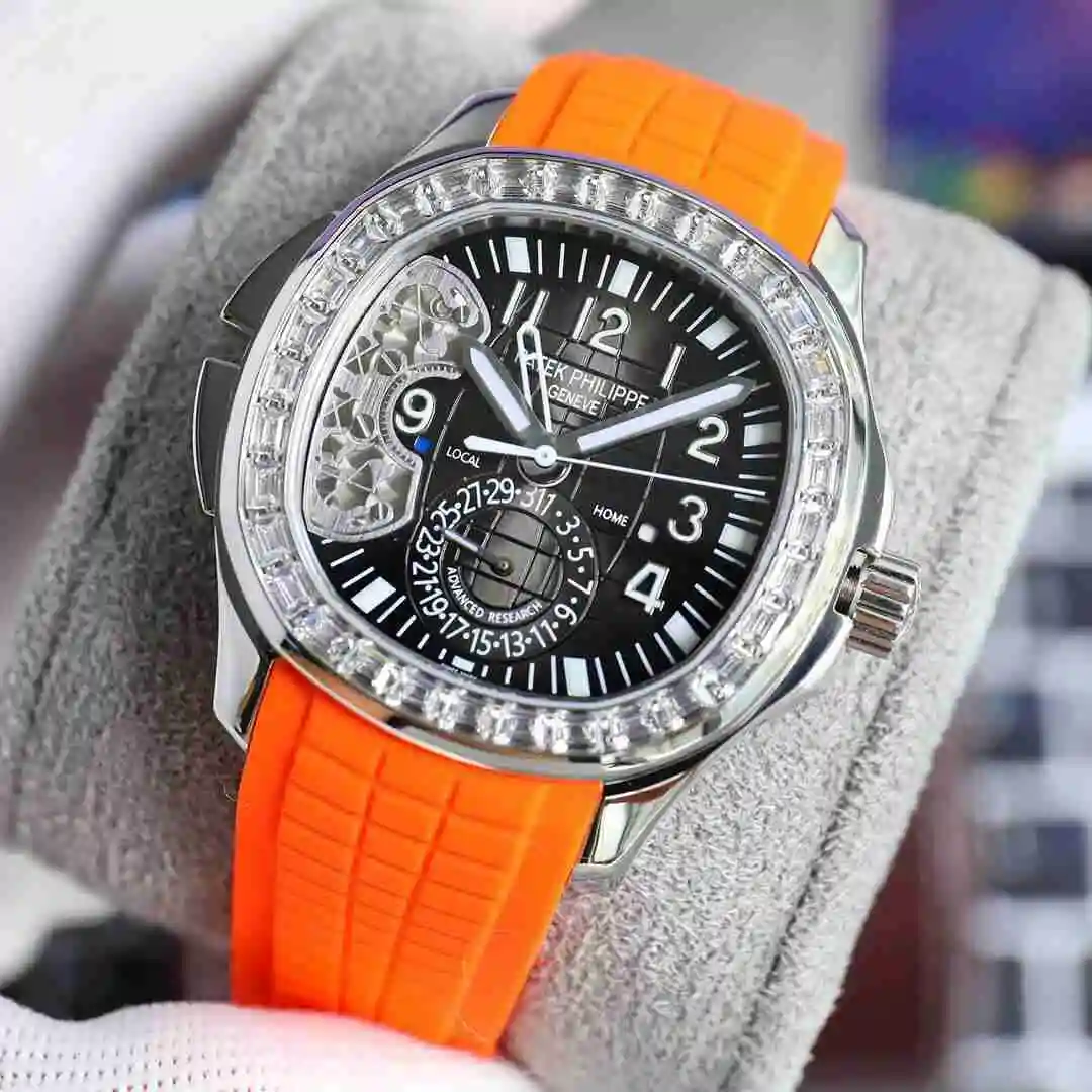 General Watches Patek Philippe Watch Men's Watch Paired with Original Fully Automatic Mechanical Movement Top Grade 316 Precision Steel Case Case with Mineral Super Strong Mirror Diameter 40mm KK view 5
