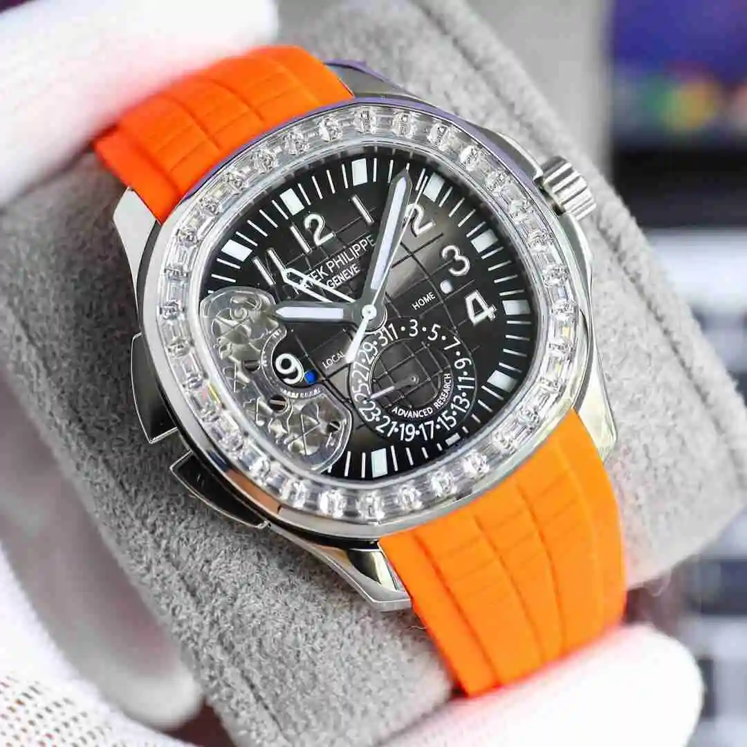 General Watches Patek Philippe Watch Men's Watch Paired with Original Fully Automatic Mechanical Movement Top Grade 316 Precision Steel Case Case with Mineral Super Strong Mirror Diameter 40mm KK view 6