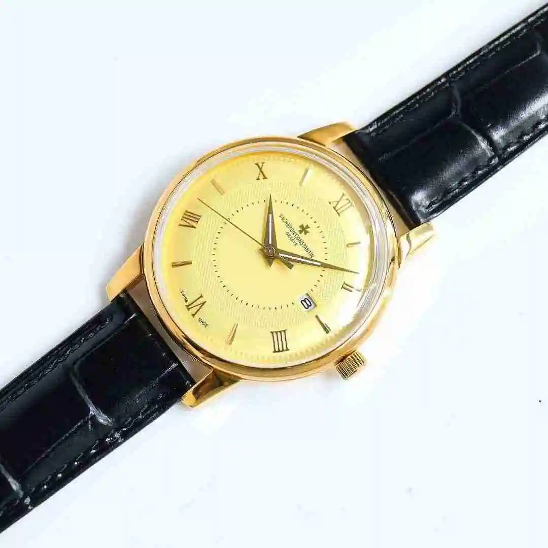 General Watches Vacheron Constantin Jiangshi Danton Watch Men's Watch Paired with Original Fully Automatic Mechanical Movement, Top Grade 316 Precision Steel Case with Mineral Super Strong Mirror Diameter 42mm kk09800 2 view 2