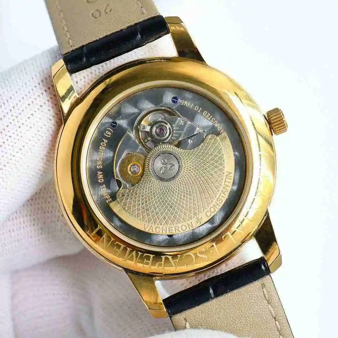 General Watches Vacheron Constantin Jiangshi Danton Watch Men's Watch Paired with Original Fully Automatic Mechanical Movement, Top Grade 316 Precision Steel Case with Mineral Super Strong Mirror Diameter 42mm kk09800 2 view 4