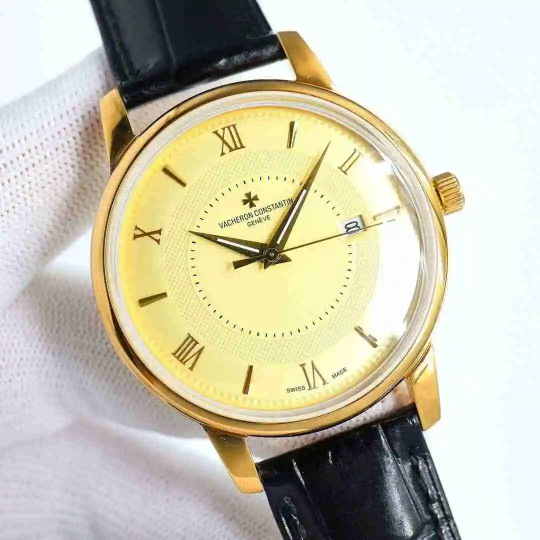 General Watches Vacheron Constantin Jiangshi Danton Watch Men's Watch Paired with Original Fully Automatic Mechanical Movement, Top Grade 316 Precision Steel Case with Mineral Super Strong Mirror Diameter 42mm kk09800 2 view 7