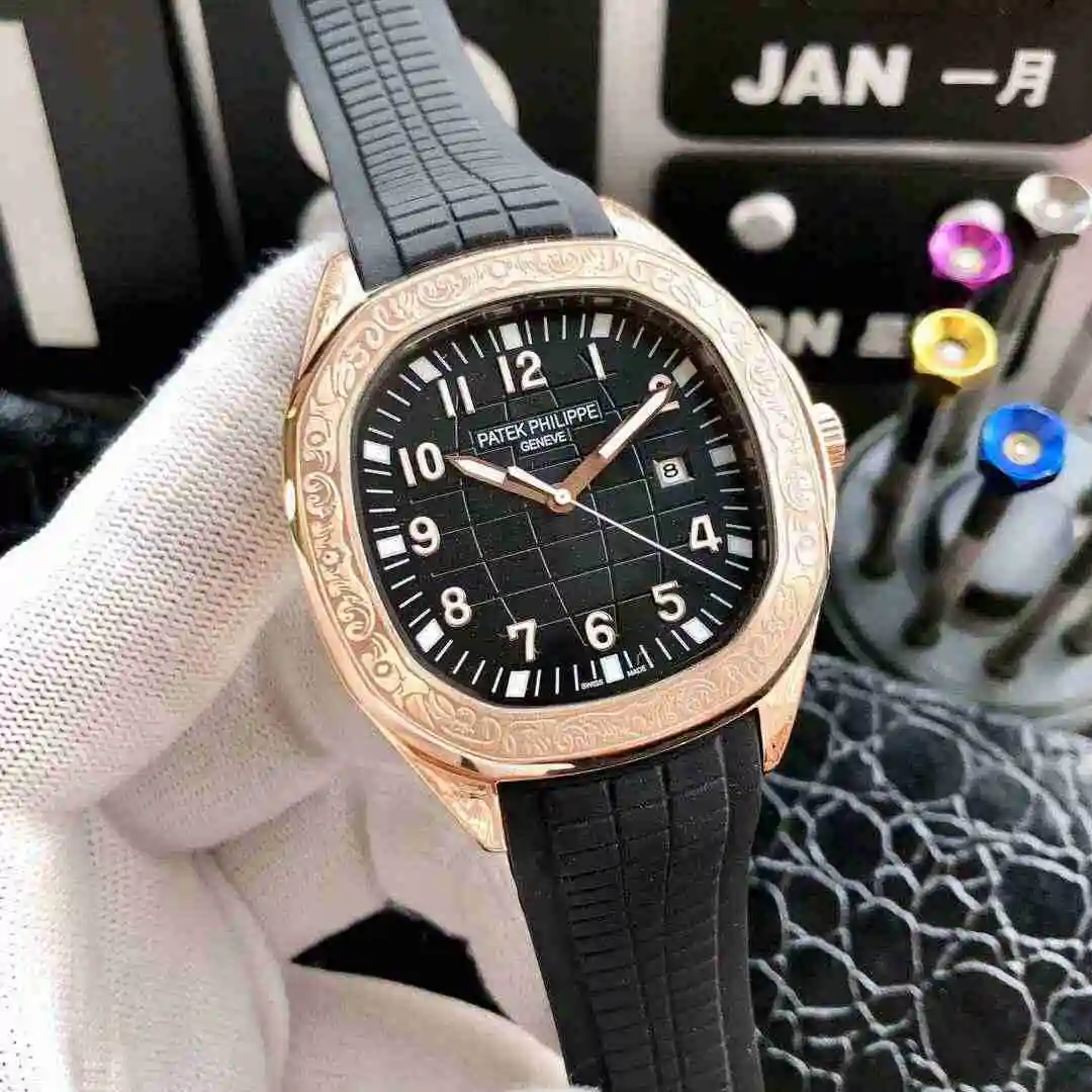 General Watches Patek Philippe Watch Men's Watch Paired with Original Fully Automatic Mechanical Movement Top Grade 316 Precision Steel Case Case with Mineral Super Strong Mirror Diameter 40mm KK04950 view 4