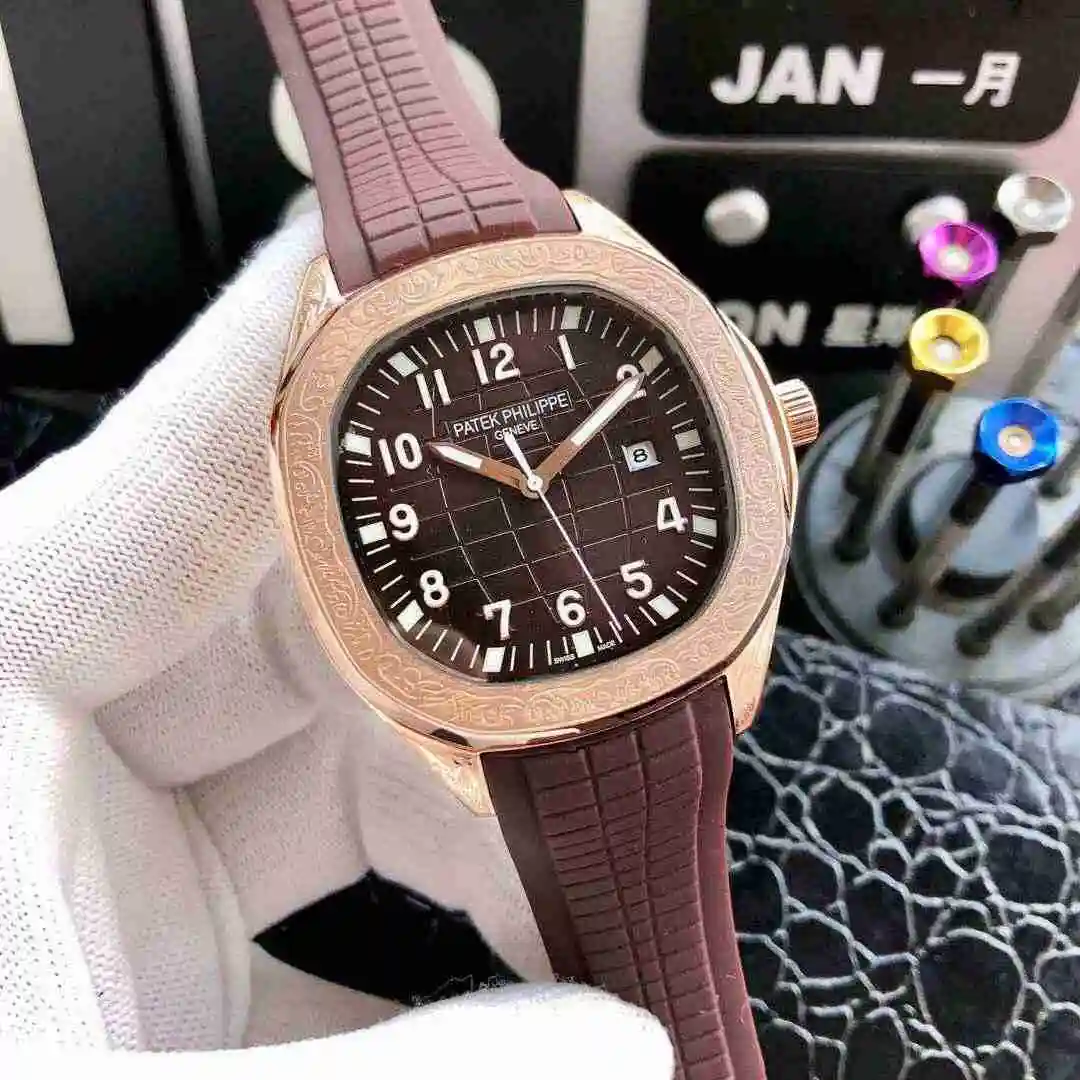 General Watches Patek Philippe Watch Men's Watch Paired with Original Fully Automatic Mechanical Movement Top Grade 316 Precision Steel Case Case with Mineral Super Strong Mirror Diameter 40mm KK04950 view 5