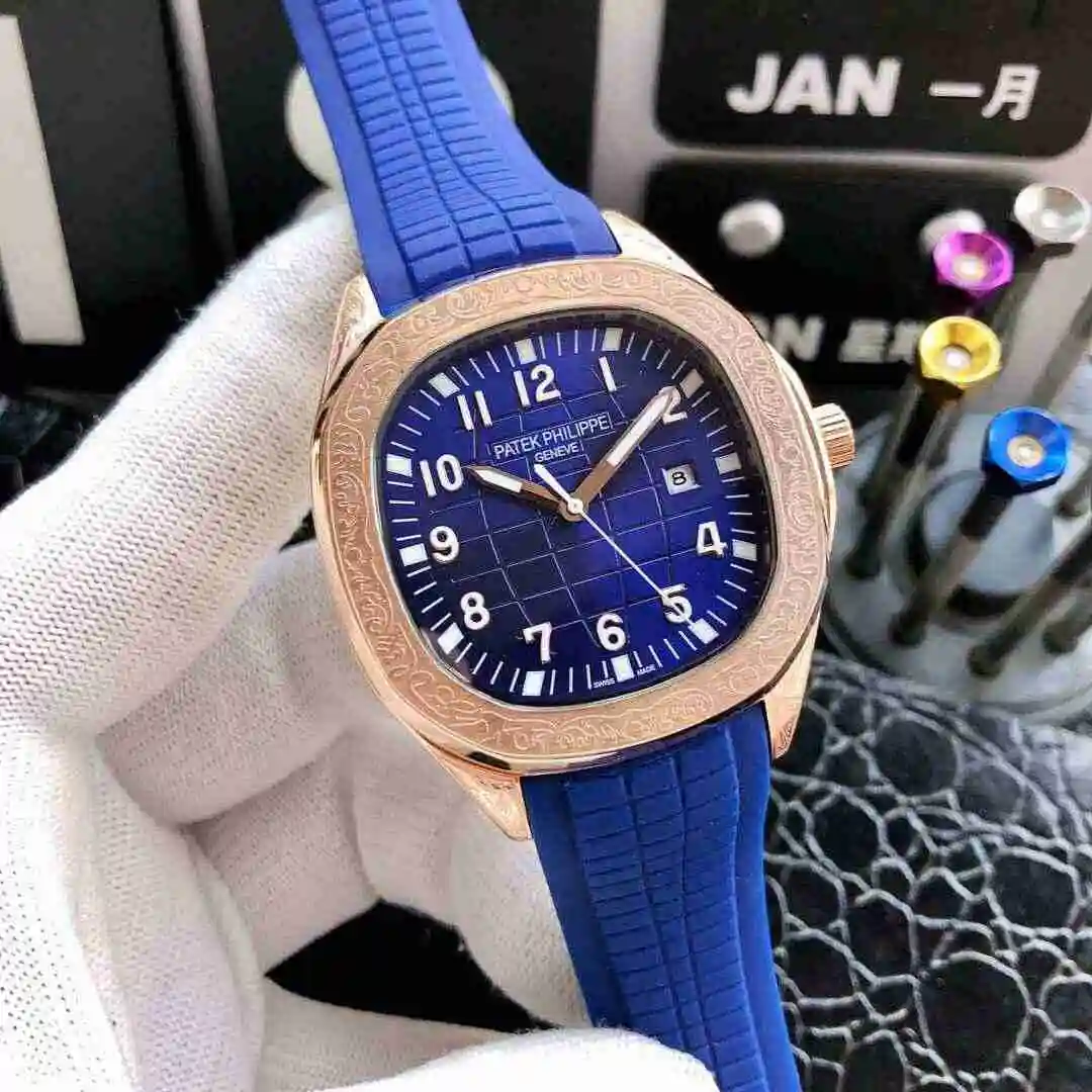 General Watches Patek Philippe Watch Men's Watch Paired with Original Fully Automatic Mechanical Movement Top Grade 316 Precision Steel Case Case with Mineral Super Strong Mirror Diameter 40mm KK04950 view 7