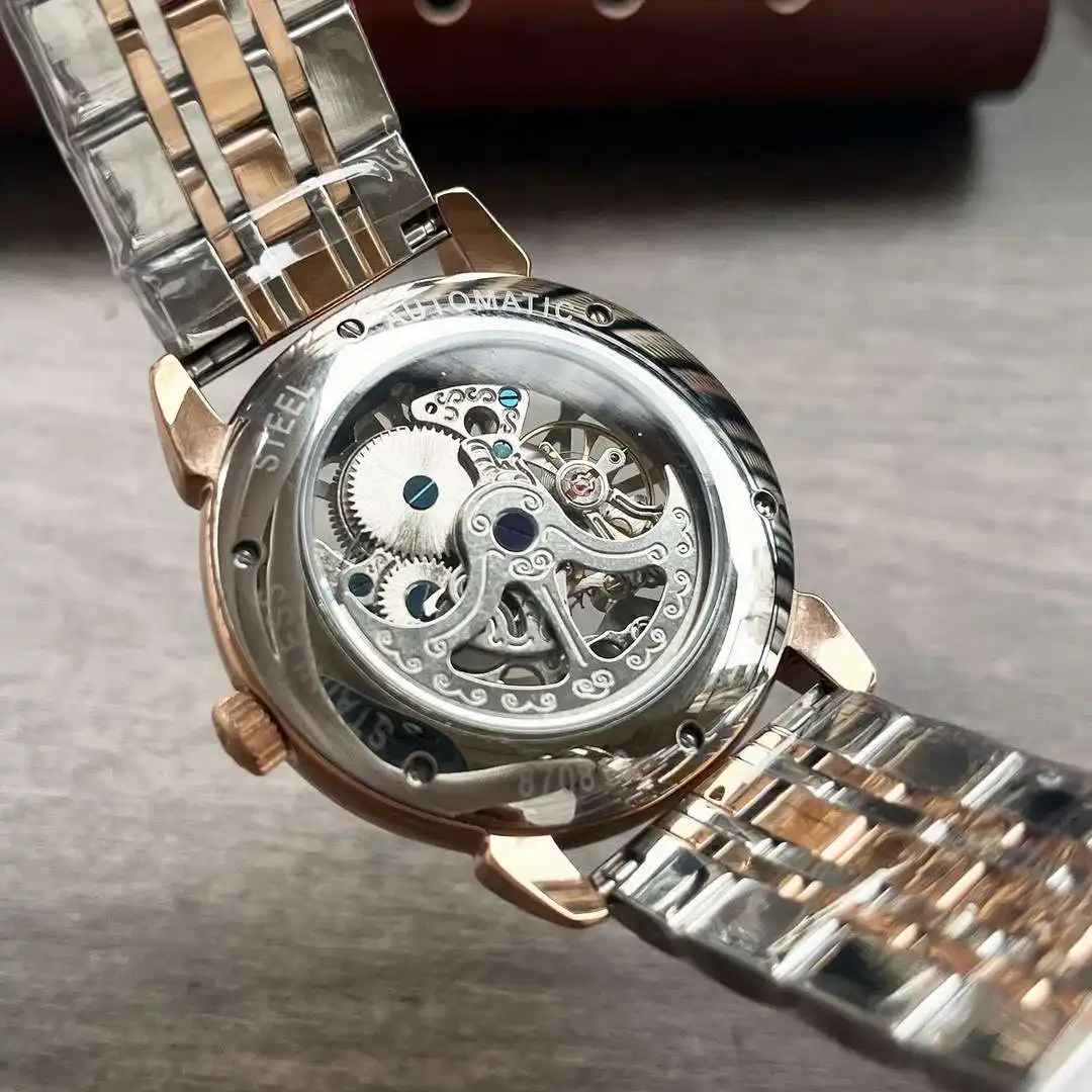 General Watches Vacheron Constantin Watch Jiang@Dun men's watch with original fully automatic mechanical movement, top-grade 316 stainless steel case and strap, mineral super mirror, diameter 42mm KK04050 view 2