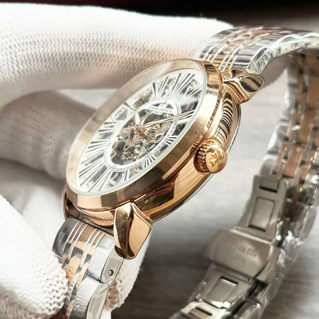 General Watches Vacheron Constantin Watch Jiang@Dun men's watch with original fully automatic mechanical movement, top-grade 316 stainless steel case and strap, mineral super mirror, diameter 42mm KK04050 view 4