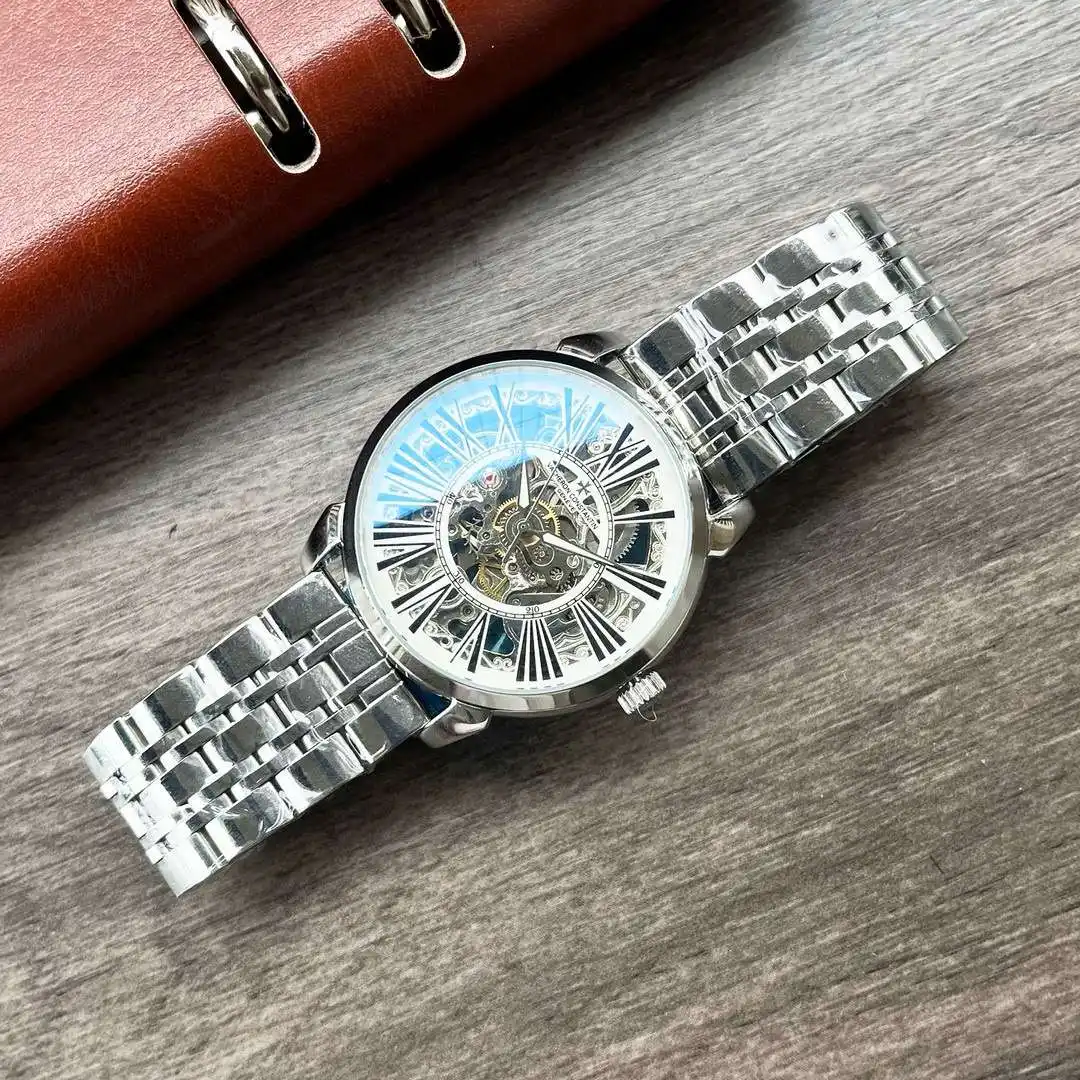 General Watches Vacheron Constantin Watch Jiang@Dun men's watch with original fully automatic mechanical movement, top-grade 316 stainless steel case and strap, mineral super mirror, diameter 42mm KK04050 view 5