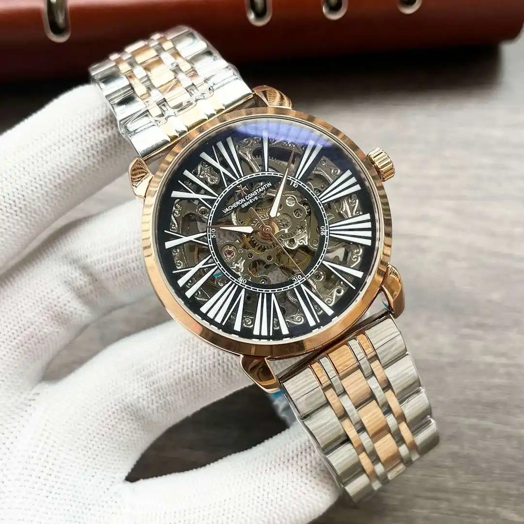 General Watches Vacheron Constantin Watch Jiang@Dun men's watch with original fully automatic mechanical movement, top-grade 316 stainless steel case and strap, mineral super mirror, diameter 42mm KK04050 view 6