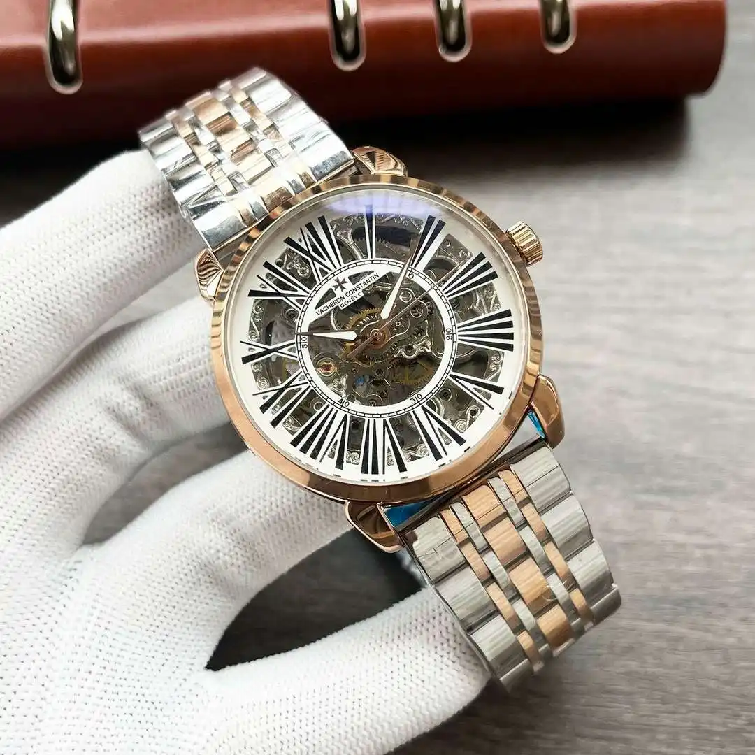 General Watches Vacheron Constantin Watch Jiang@Dun men's watch with original fully automatic mechanical movement, top-grade 316 stainless steel case and strap, mineral super mirror, diameter 42mm KK04050 view 7