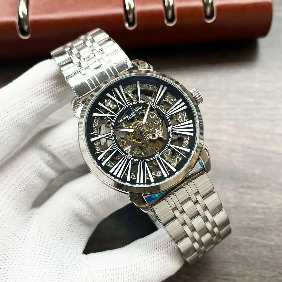General Watches Vacheron Constantin Watch Jiang@Dun men's watch with original fully automatic mechanical movement, top-grade 316 stainless steel case and strap, mineral super mirror, diameter 42mm KK04050 view 8