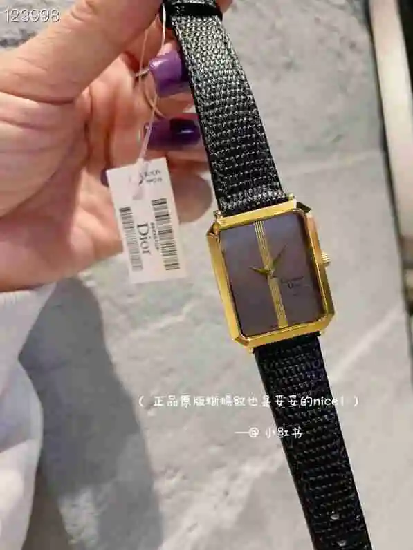 General Watches DIOR Dior Watch Women's Watch Paired with Original Fully Automatic Mechanical Movement Top Grade 316 Precision Steel Case with Mineral Super Strong Mirror Diameter 26X32cm KK02650 2 view 5