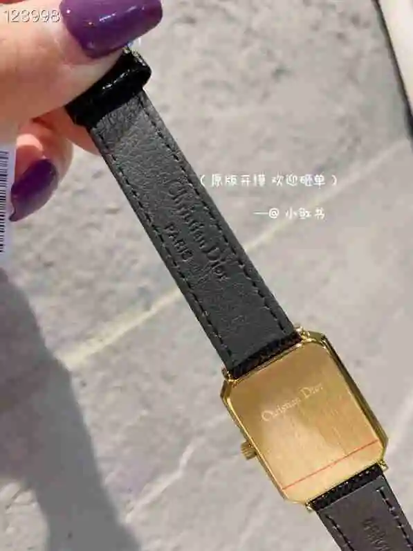 General Watches DIOR Dior Watch Women's Watch Paired with Original Fully Automatic Mechanical Movement Top Grade 316 Precision Steel Case with Mineral Super Strong Mirror Diameter 26X32cm KK02650 2 view 7