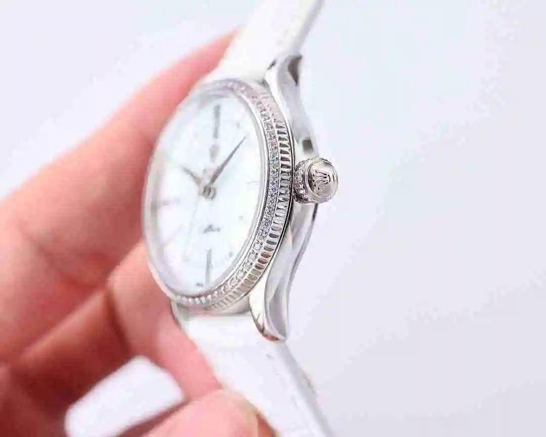 General Watches Rolex Watch Women's Watch Paired with Original Fully Automatic Mechanical Movement Top Grade 316 Precision Steel Case with Mineral Super Strong Mirror Diameter 32mm kk view 4