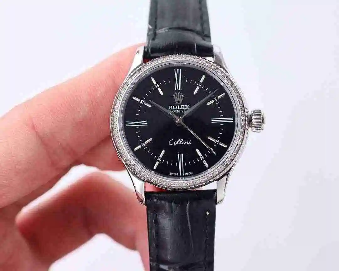 General Watches Rolex Watch Women's Watch Paired with Original Fully Automatic Mechanical Movement Top Grade 316 Precision Steel Case with Mineral Super Strong Mirror Diameter 32mm kk view 5