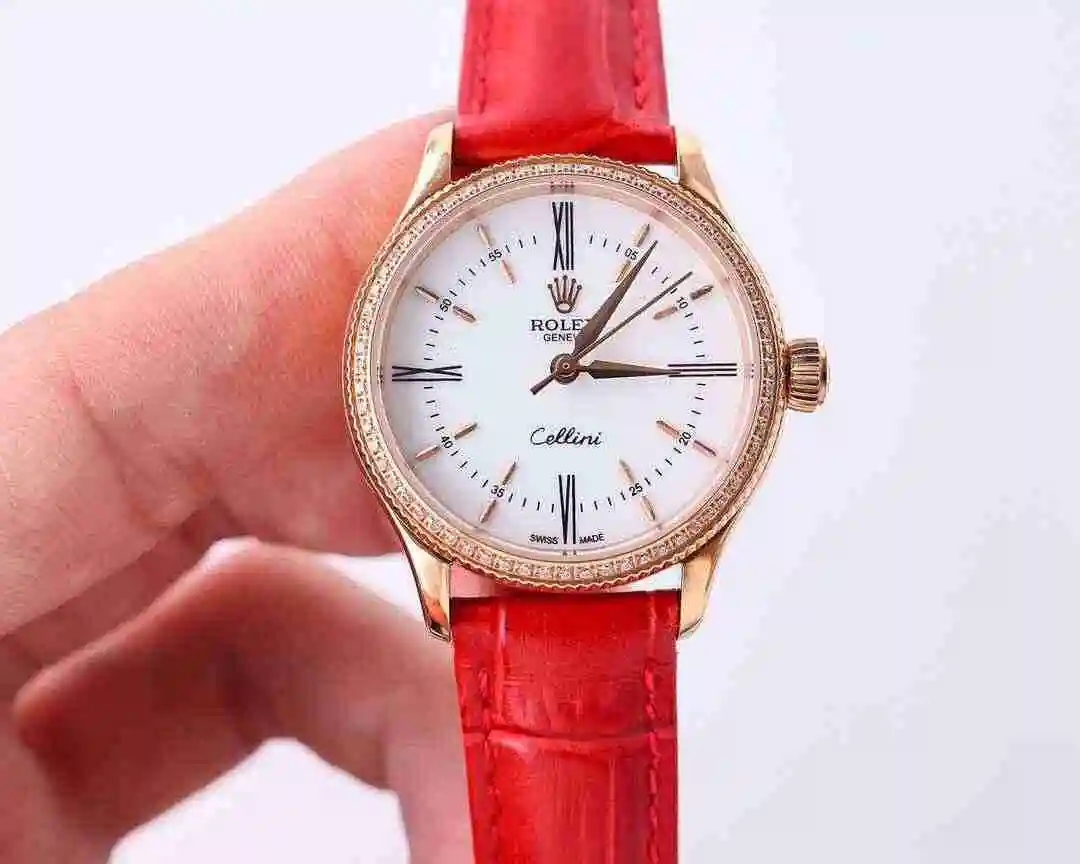 General Watches Rolex Watch Women's Watch Paired with Original Fully Automatic Mechanical Movement Top Grade 316 Precision Steel Case with Mineral Super Strong Mirror Diameter 32mm kk view 7