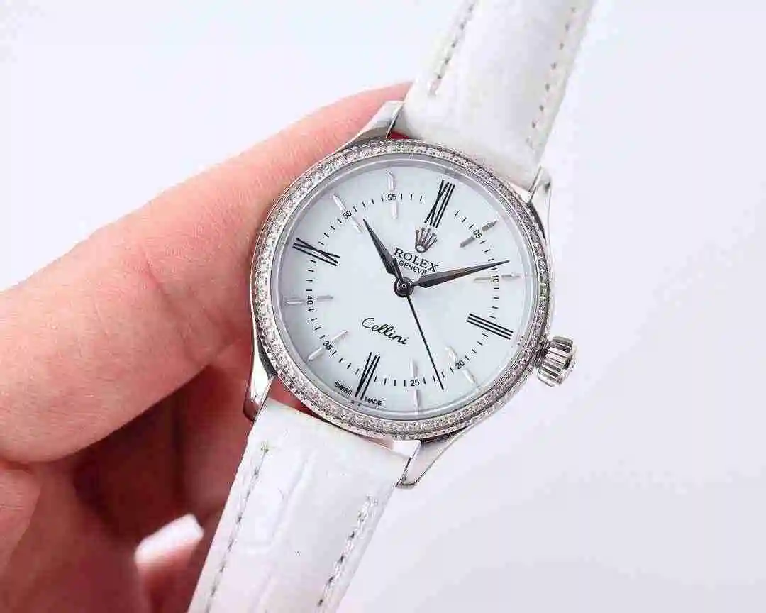 General Watches Rolex Watch Women's Watch Paired with Original Fully Automatic Mechanical Movement Top Grade 316 Precision Steel Case with Mineral Super Strong Mirror Diameter 32mm kk view 8