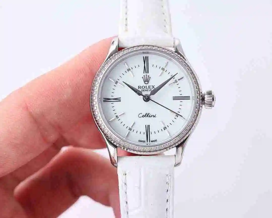 General Watches Rolex Watch Women's Watch Paired with Original Fully Automatic Mechanical Movement Top Grade 316 Precision Steel Case with Mineral Super Strong Mirror Diameter 32mm kk view 9