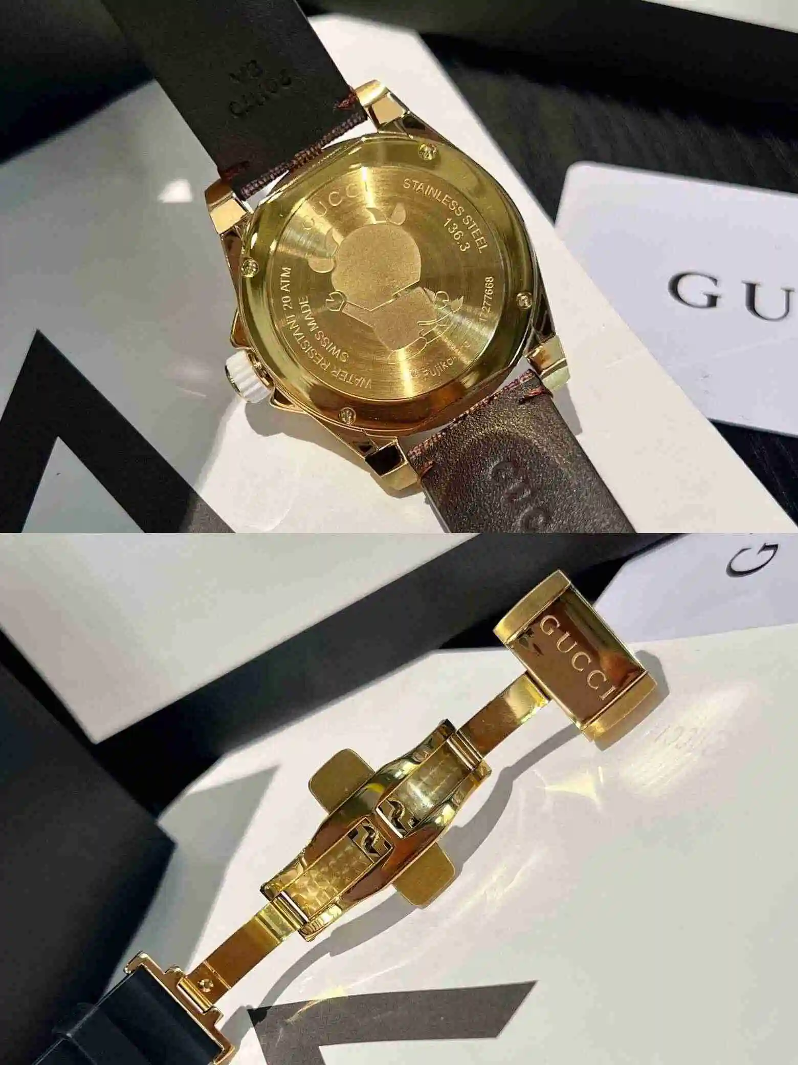 General Watches GUCCI Gucci Watch Couple Watch Paired with Original Fully Automatic Mechanical Movement Top grade 316 Precision Steel Case Case with Mineral Super Strong Mirror Diameter 40mm KK04250 2 view 2
