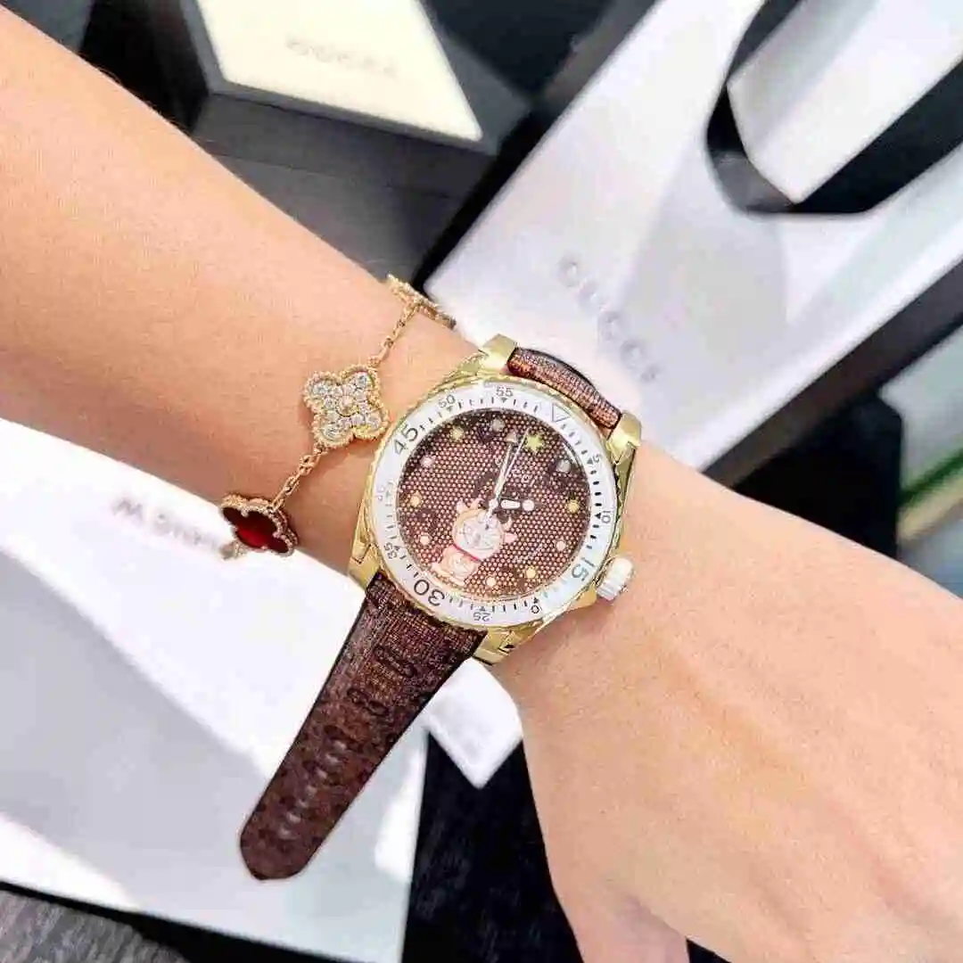General Watches GUCCI Gucci Watch Couple Watch Paired with Original Fully Automatic Mechanical Movement Top grade 316 Precision Steel Case Case with Mineral Super Strong Mirror Diameter 40mm KK04250 2 view 7
