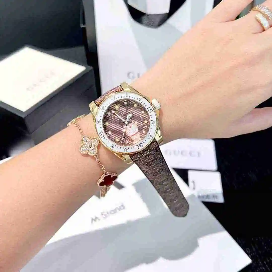 General Watches GUCCI Gucci Watch Couple Watch Paired with Original Fully Automatic Mechanical Movement Top grade 316 Precision Steel Case Case with Mineral Super Strong Mirror Diameter 40mm KK04250 2 view 8