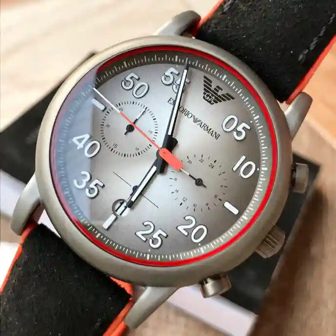 General Watches Ah @ Mani Watch Men's watch with original fully automatic mechanical movement, top 316 stainless steel case and strap, mineral super mirror, diameter 43mm KK05450 view 3