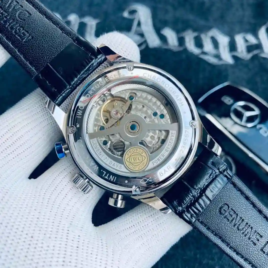 General Watches IWC Wanguo Watch Men's Watch Paired with Original Fully Automatic Mechanical Movement Top Grade 316 Precision Steel Case with Mineral Super Strong Mirror Diameter 42mm KK02600 view 3