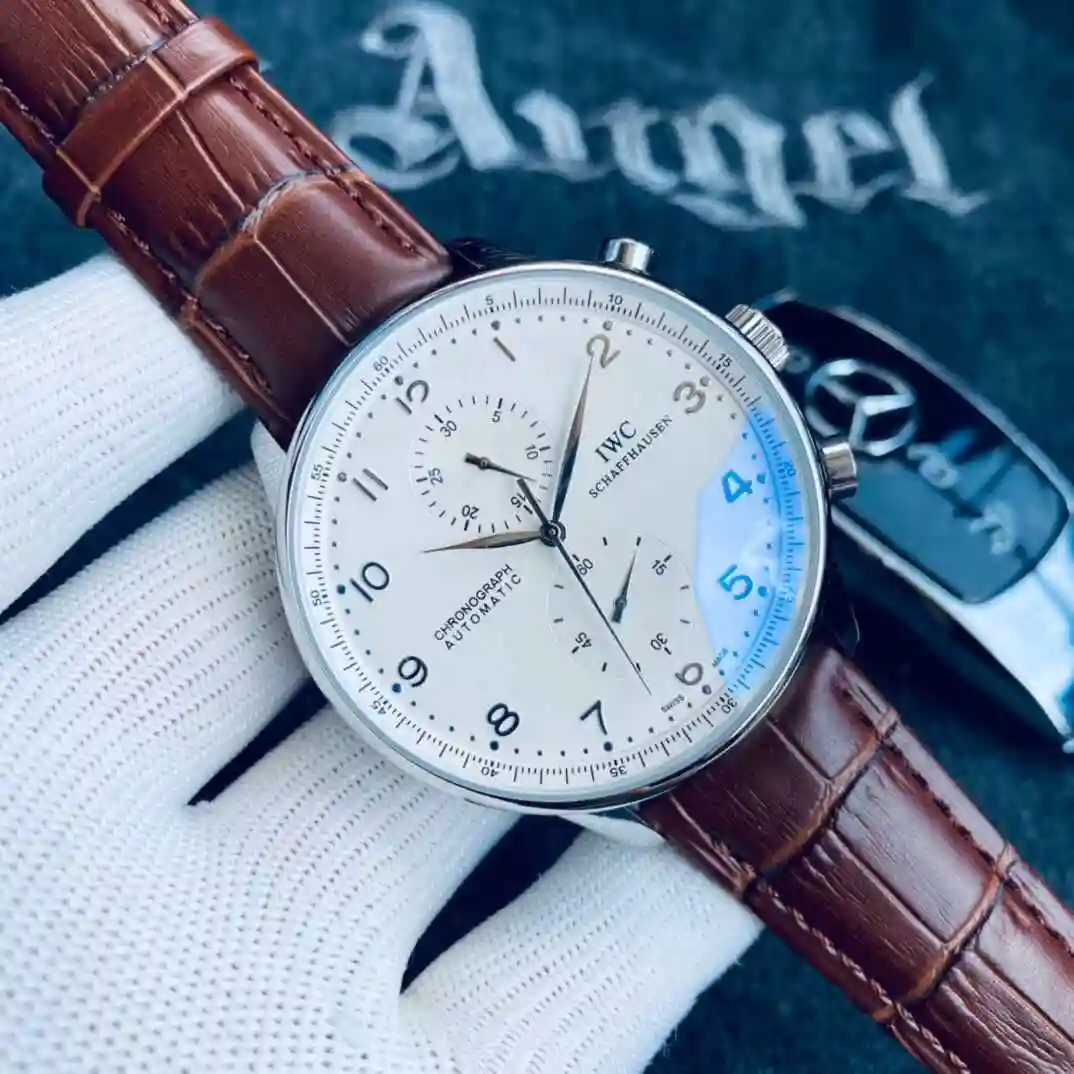 General Watches IWC Wanguo Watch Men's Watch Paired with Original Fully Automatic Mechanical Movement Top Grade 316 Precision Steel Case with Mineral Super Strong Mirror Diameter 42mm KK02600 view 5