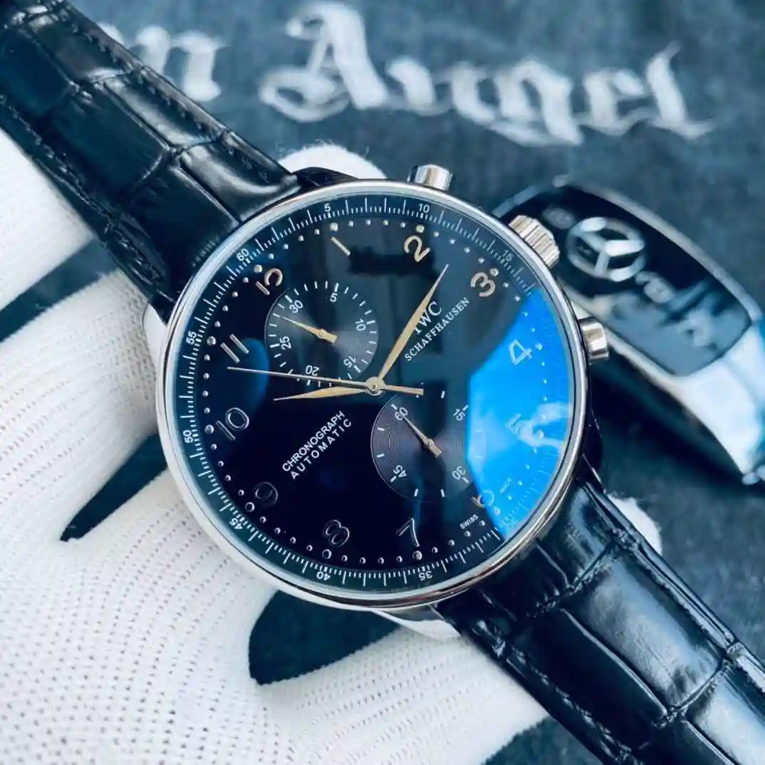 General Watches IWC Wanguo Watch Men's Watch Paired with Original Fully Automatic Mechanical Movement Top Grade 316 Precision Steel Case with Mineral Super Strong Mirror Diameter 42mm KK02600 view 6